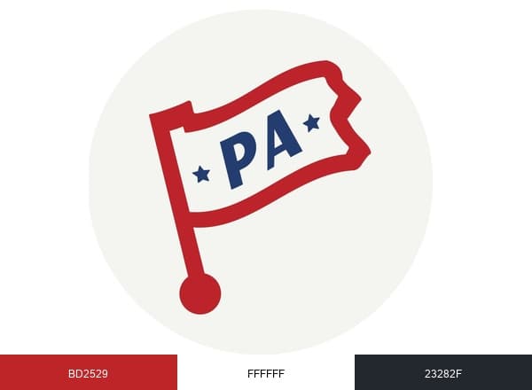 VISIT PA brand color palette