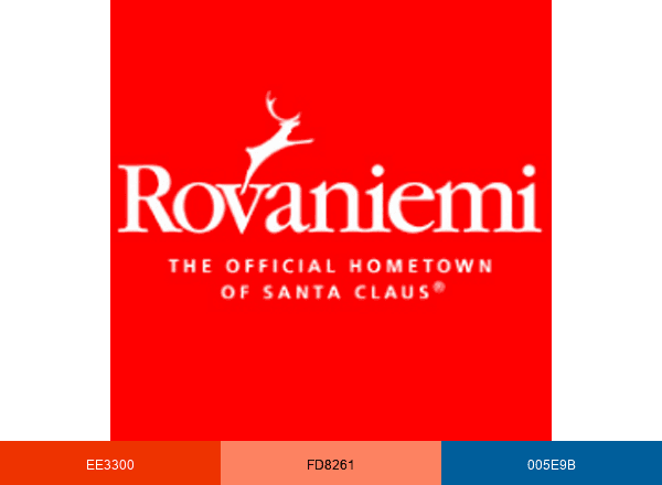 Visit Rovaniemi brand color palette