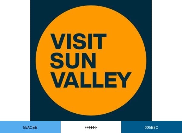 Visit Sun Valley brand color palette