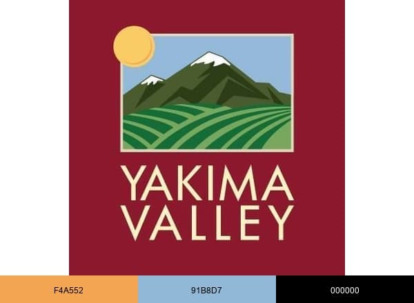 Yakima Valley brand color palette