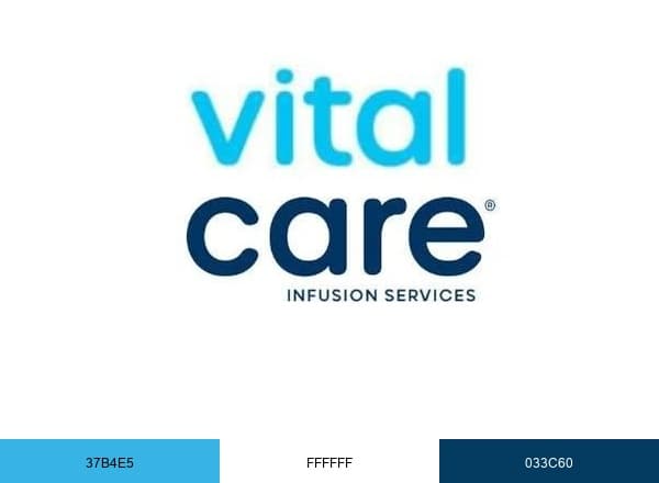 Vital Care Infusion Services brand color palette