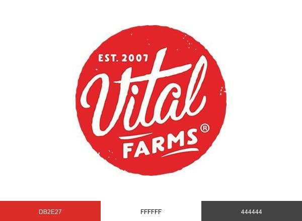 Vital Farms brand color palette