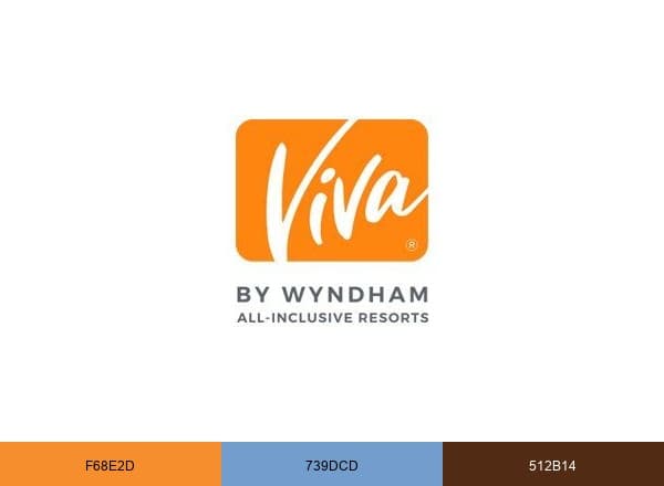 Viva Resorts brand color palette