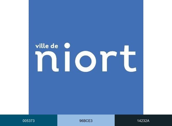 Ville de Niort brand color palette