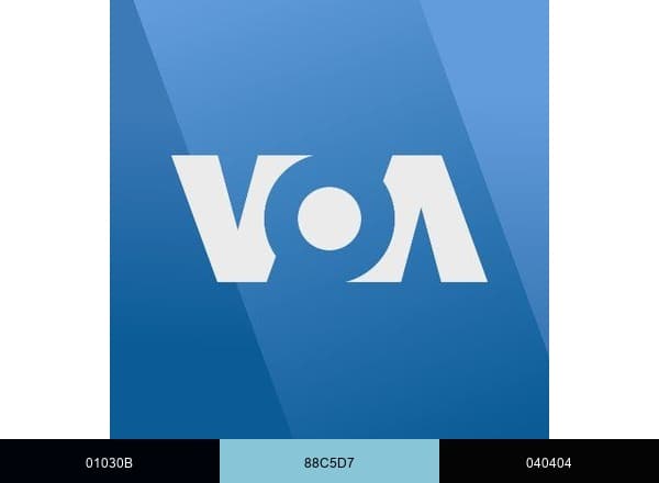 Voice of America brand color palette
