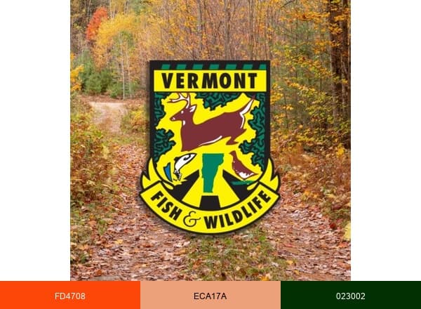 Fish and Wildlife brand color palette