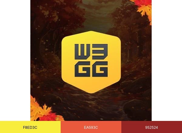 W3GG brand color palette