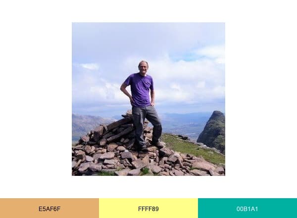 Walking Englishman brand color palette