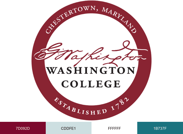 Washington College brand color palette