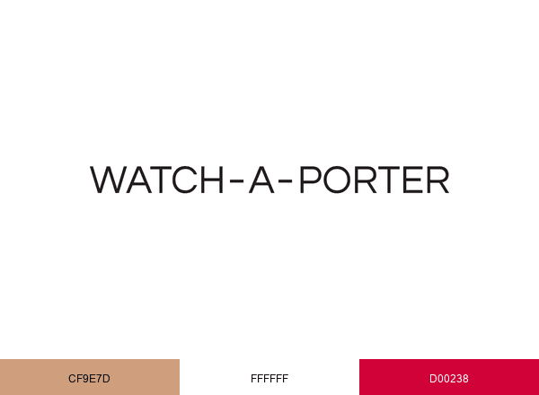 WATCH-A-PORTER brand color palette