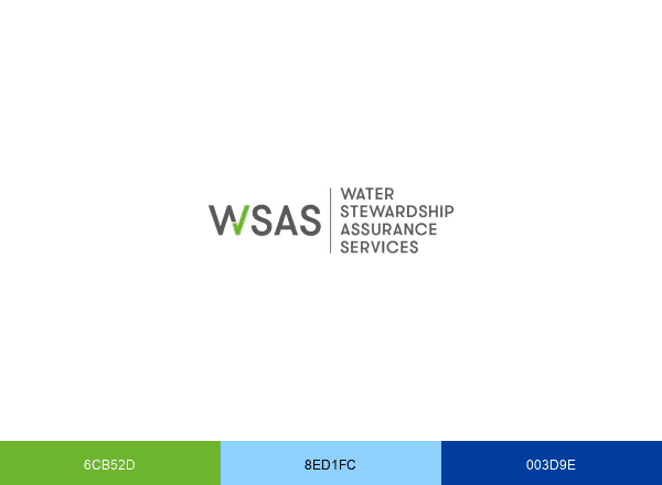 Water Stewardship Assurance Services (WSAS) brand color palette