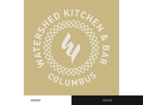 Watershed Distillery brand color palette