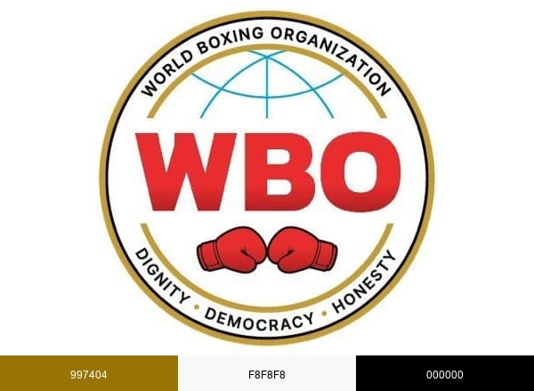 WBO brand color palette