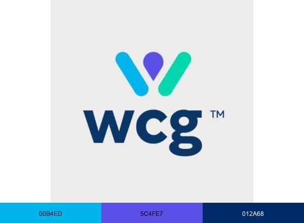 WCG brand color palette