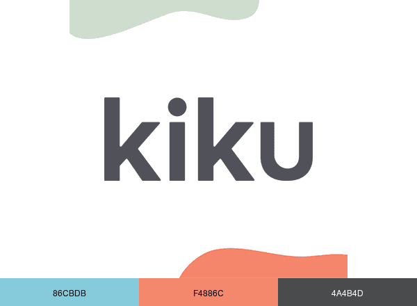 We Are Kiku brand color palette