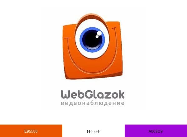 WebGlazok.com brand color palette
