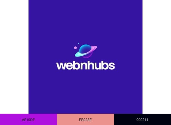 Webnhubs brand color palette