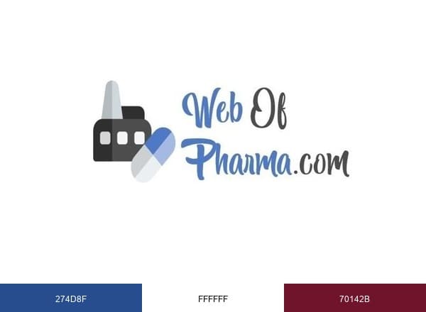 Webofpharma brand color palette
