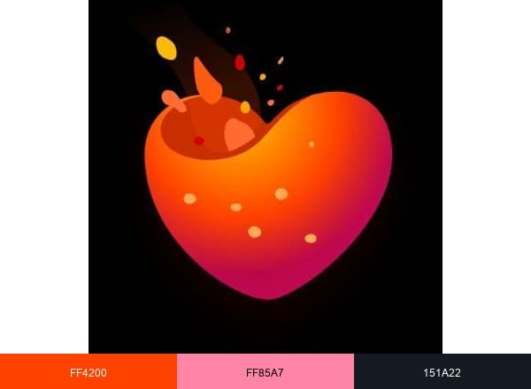 Welltory. The Wellness Laboratory brand color palette