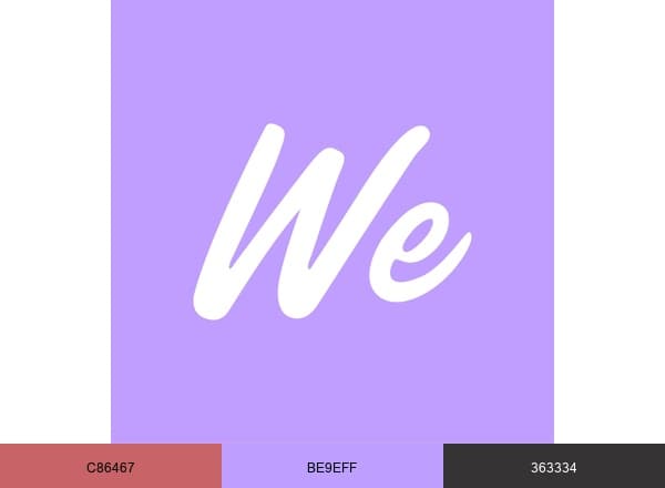We Make-up brand color palette