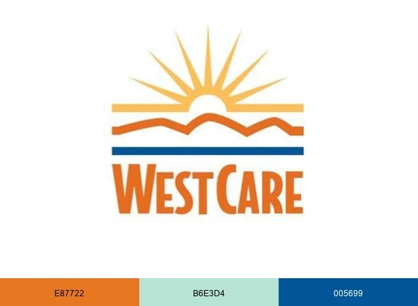 WestCare brand color palette