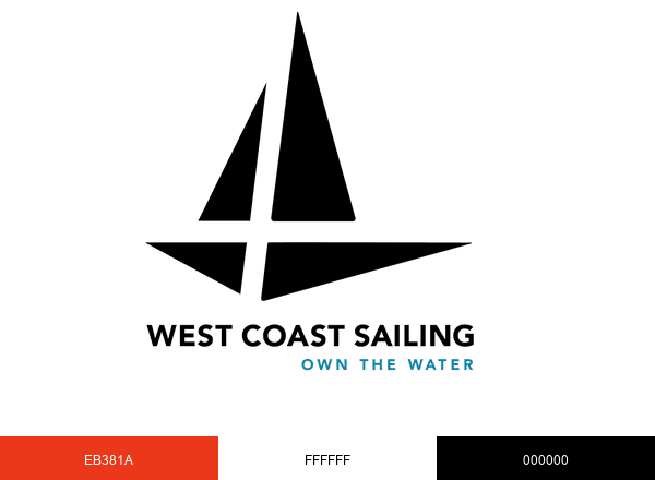 West Coast Sailing brand color palette