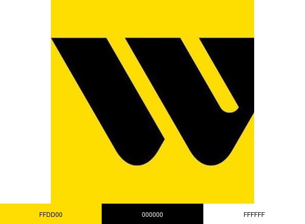 Western Union brand color palette