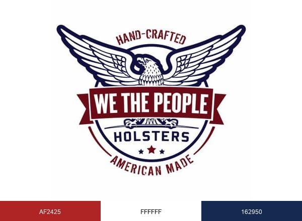 We The People Holsters brand color palette