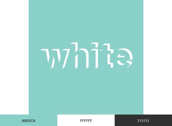 White Arkitekter brand color palette