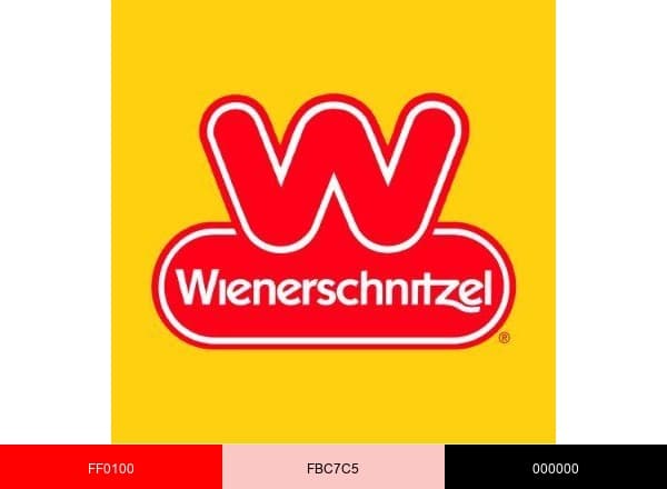Wienerschnitzel brand color palette