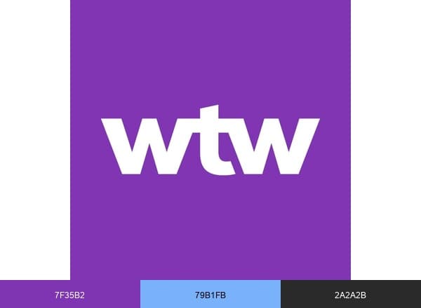 WTW brand color palette