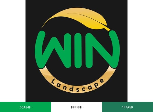 WinLandscape brand color palette