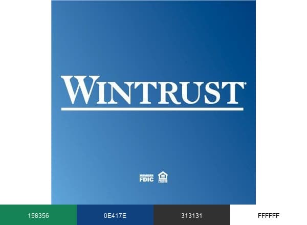 Wintrust brand color palette