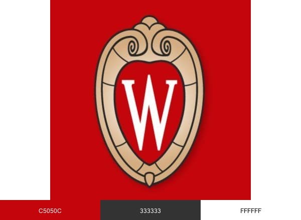 University of Wisconsin-Madison brand color palette