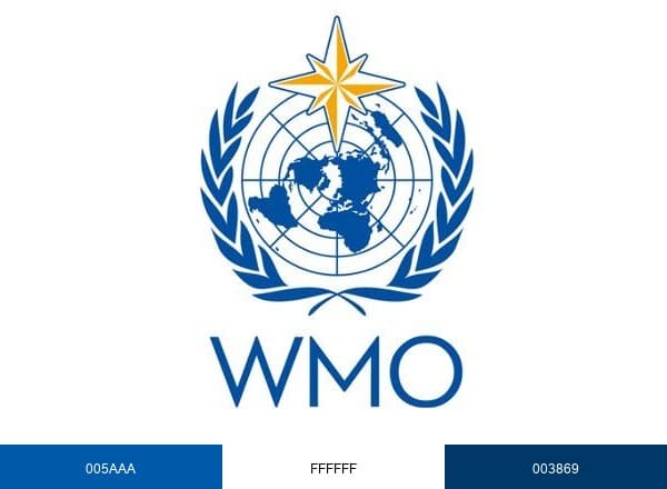 World Meteorological Organization brand color palette