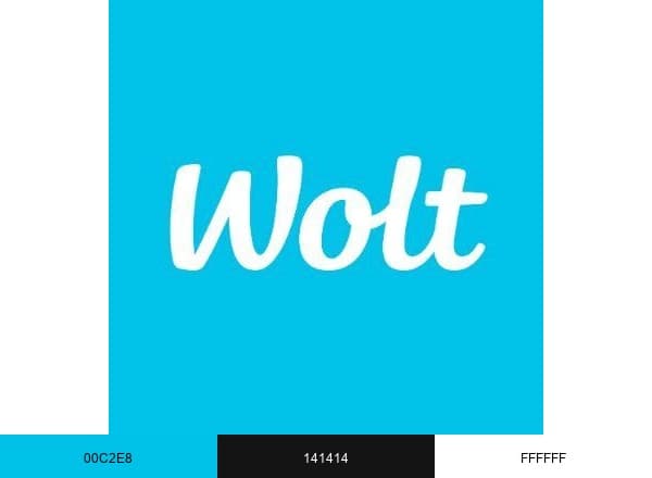 Wolt brand color palette