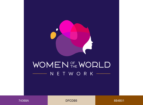 Women Of The World Network brand color palette