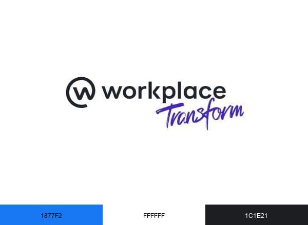 Workplace by Facebook brand color palette