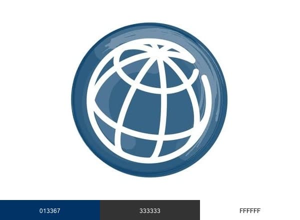 THE WORLD BANK GROUP brand color palette