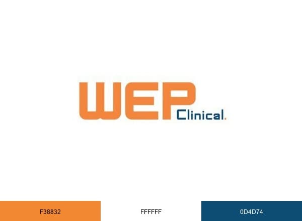 WEP Clinical brand color palette