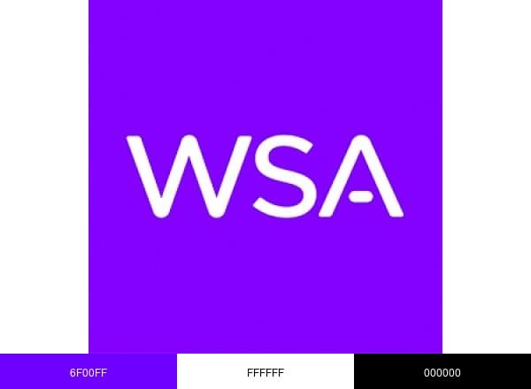 WSA – Wonderful Sound for All brand color palette