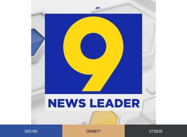 WTVM News Leader 9 brand color palette