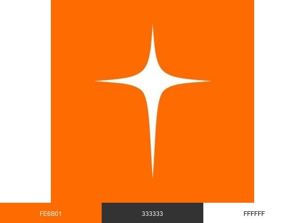 World Vision International brand color palette