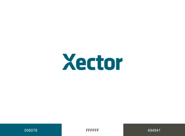 Xector brand color palette