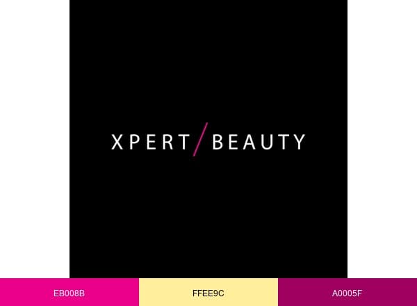XpertBeauty brand color palette