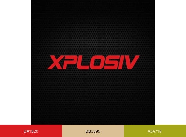 Xplosiv brand color palette