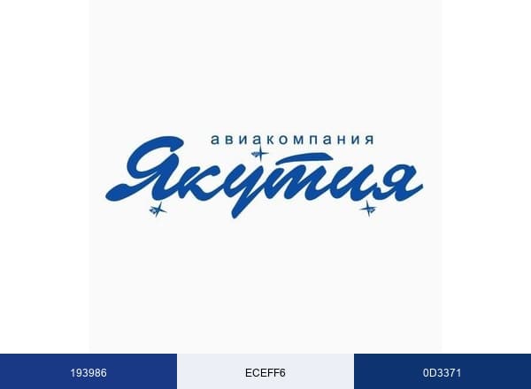 Yakutia Airlines brand color palette