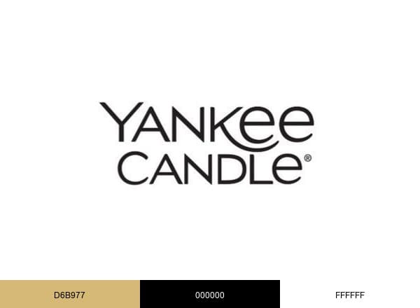 Yankee Candle brand color palette