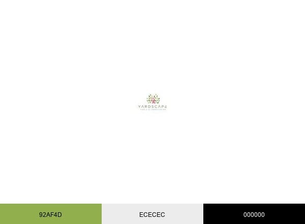Yardscape Pools and Landscaping brand color palette