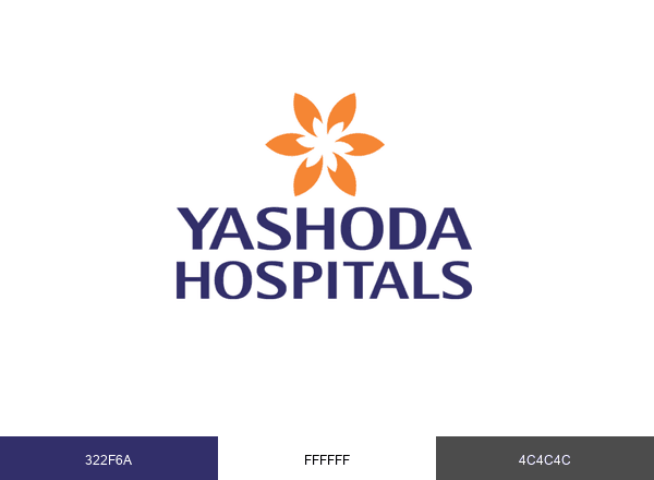 Yashoda Hospitals brand color palette